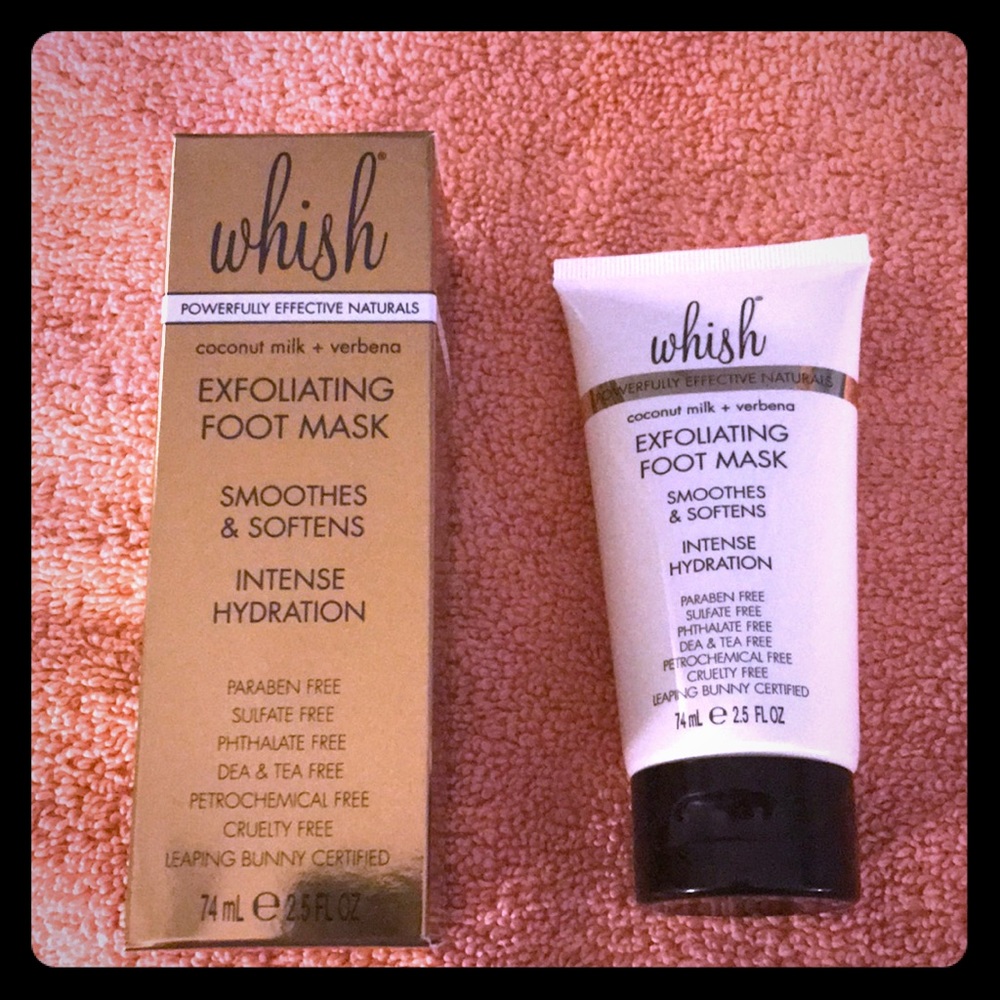 Whish Exfoliating Foot Mask Coconut Milk & Verbena